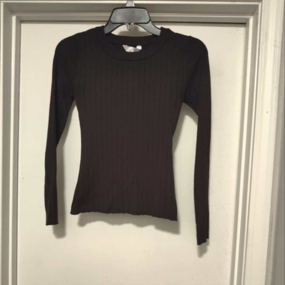 Black Long Sleeve Shirt Blouse